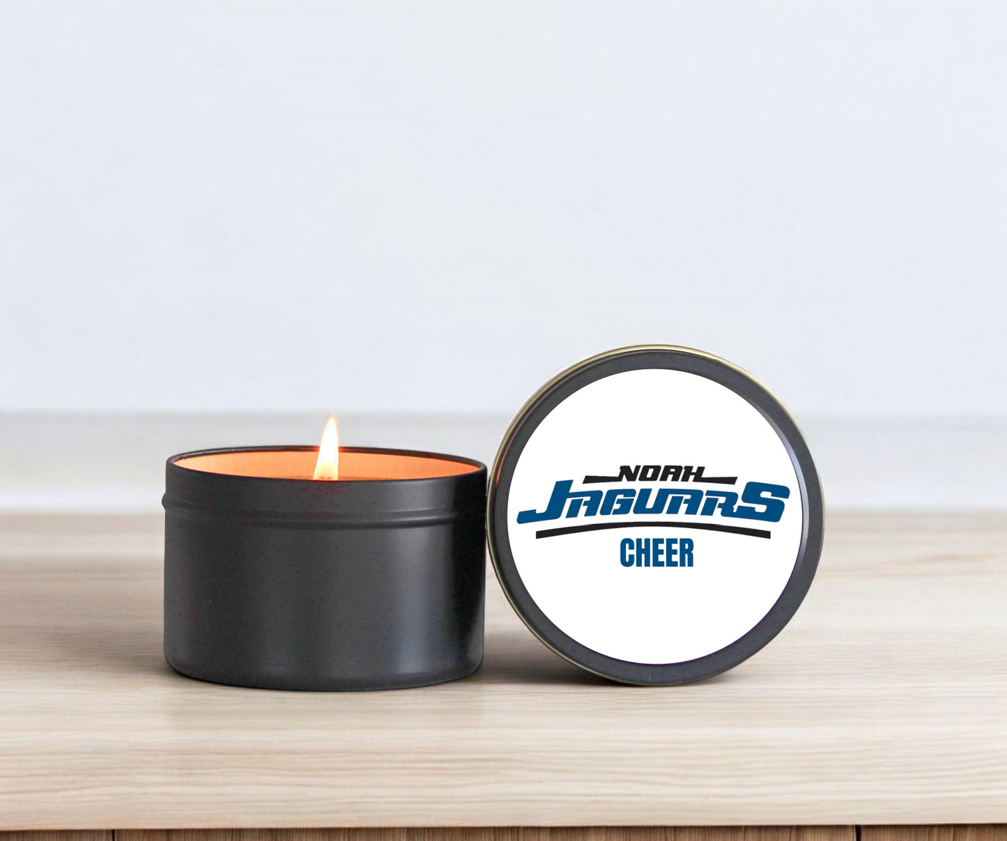 Noah Cheer - Fall Black Tin 8oz Candle Set of 6