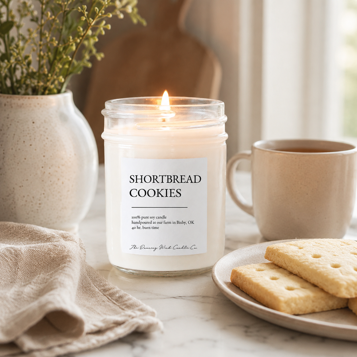 Jason's 1st - 8oz Candle Shortbread Cookies
