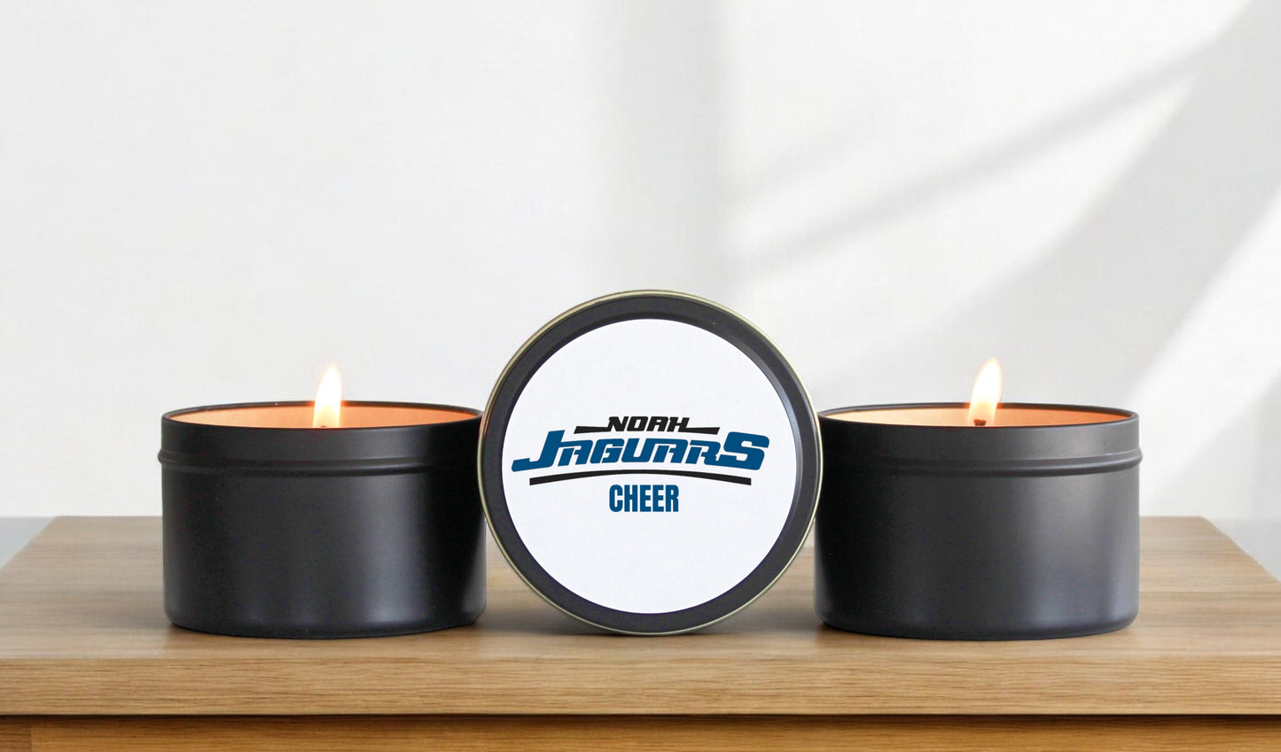 Noah Cheer - Fall Black Tin 8oz Candle Set of 6