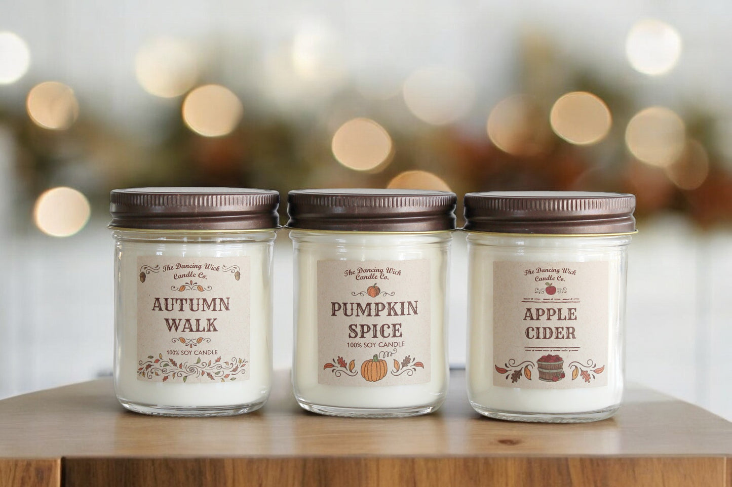 Example Fundraiser - Fall 8oz Candle Set of 3