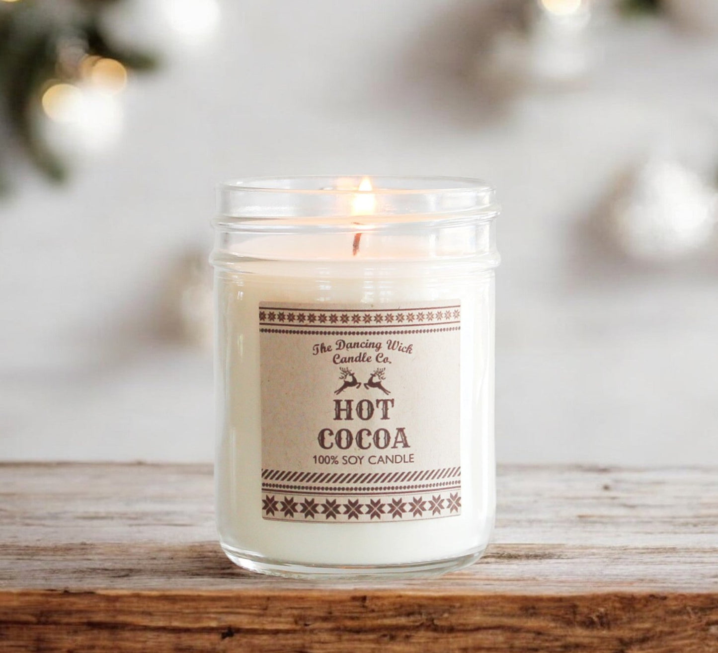 Battle Creek High School Basketball Cheer - 8oz Hot Cocoa Candle