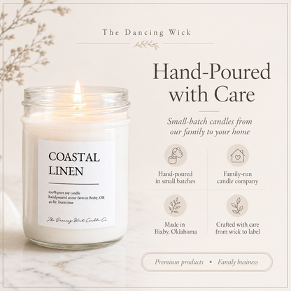 Jason's 1st - 8oz Candle Eucalyptus & Tea