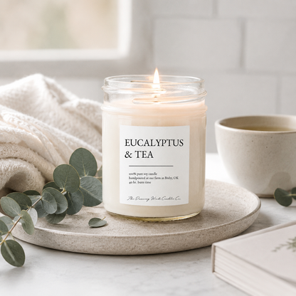Jason's 1st - 8oz Candle Eucalyptus & Tea