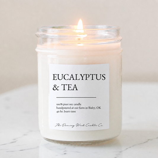 Jason's 1st - 8oz Candle Eucalyptus & Tea
