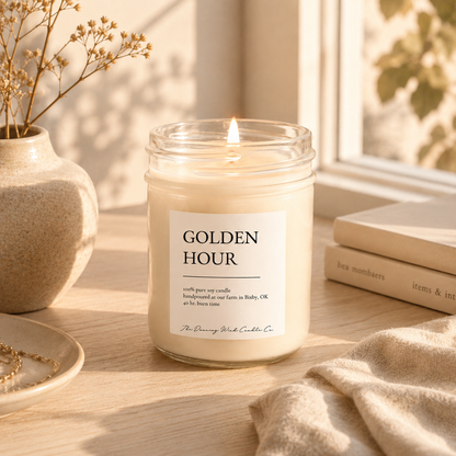 Jason's 1st - 8oz Candle Golden Hour