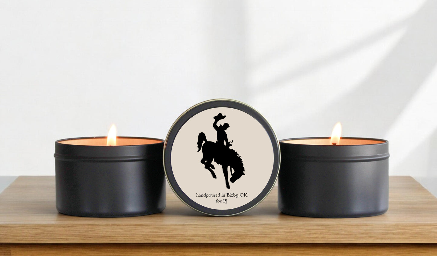 Boys Scouts - Fall Black Tin 8oz Candle Single