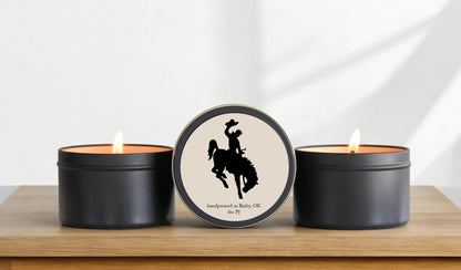 Boys Scouts - Fall Black Tin 8oz Candle Single