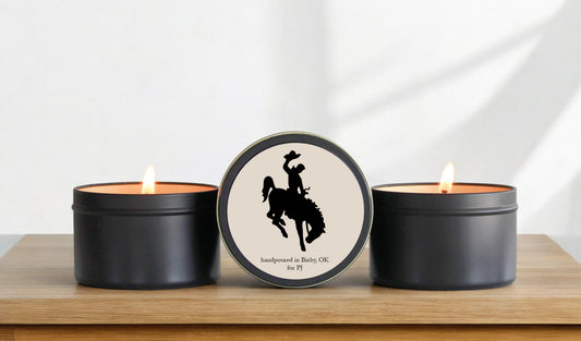 Boy Scouts - Fall Black Tin 8oz Candle Set of 3