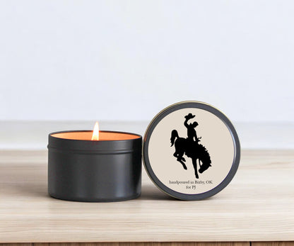 Boys Scouts - Fall Black Tin 8oz Candle Single