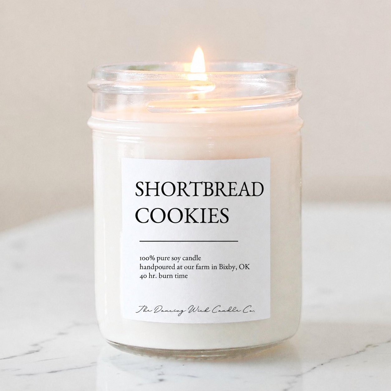 Jason's 1st - 8oz Candle Shortbread Cookies