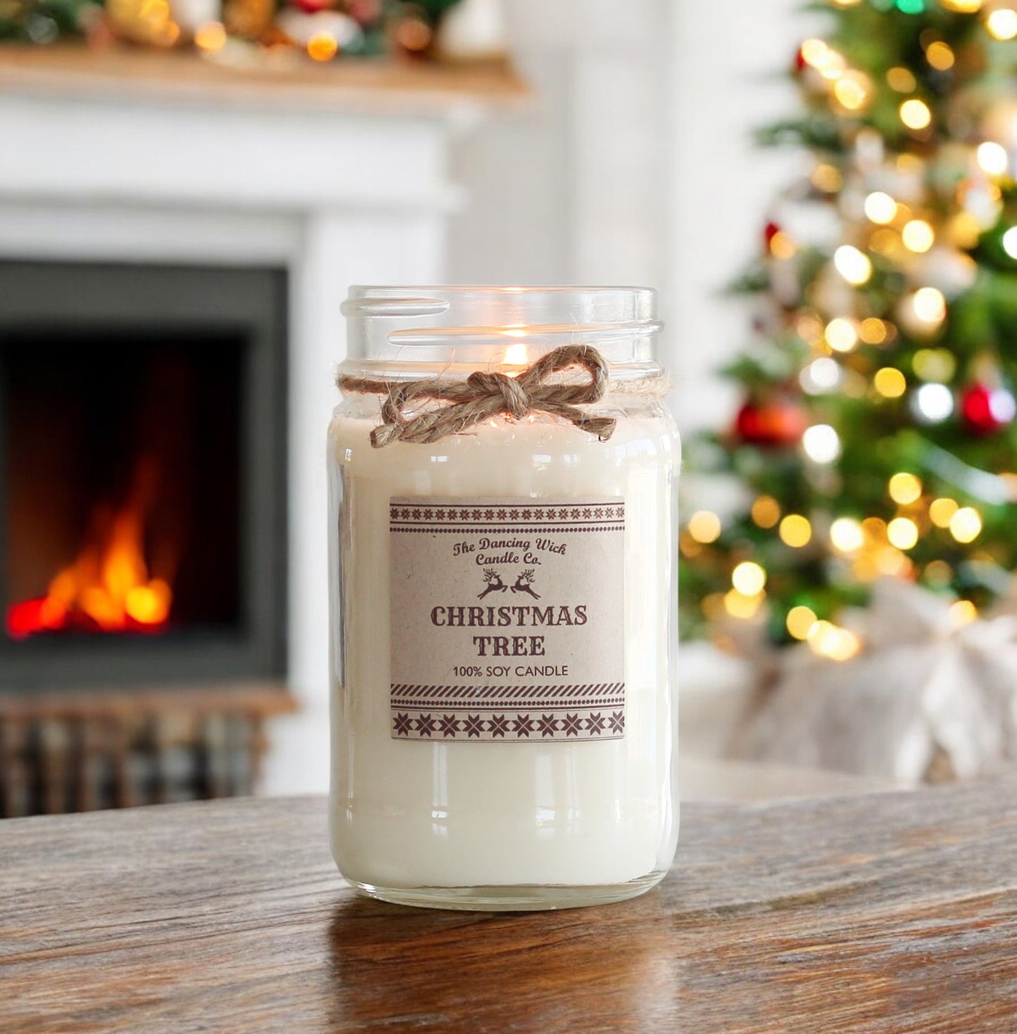 Example Fundraiser - 16oz Christmas Tree Candle