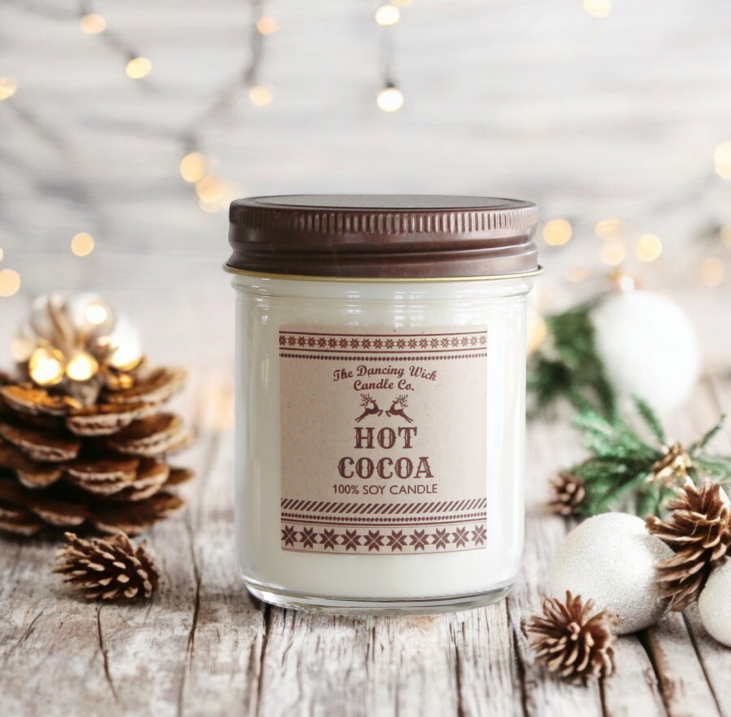 Battle Creek High School Basketball Cheer - 8oz Hot Cocoa Candle