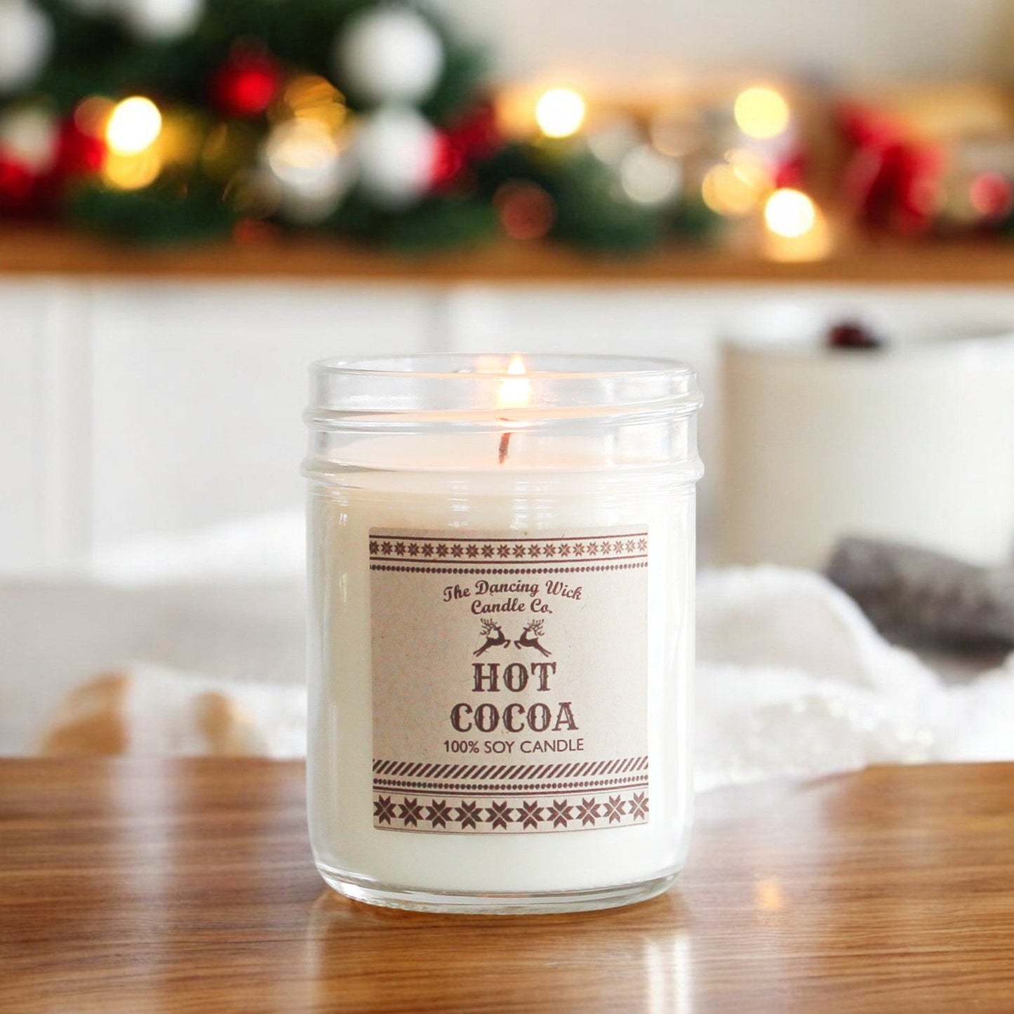 Battle Creek High School Basketball Cheer - 8oz Hot Cocoa Candle