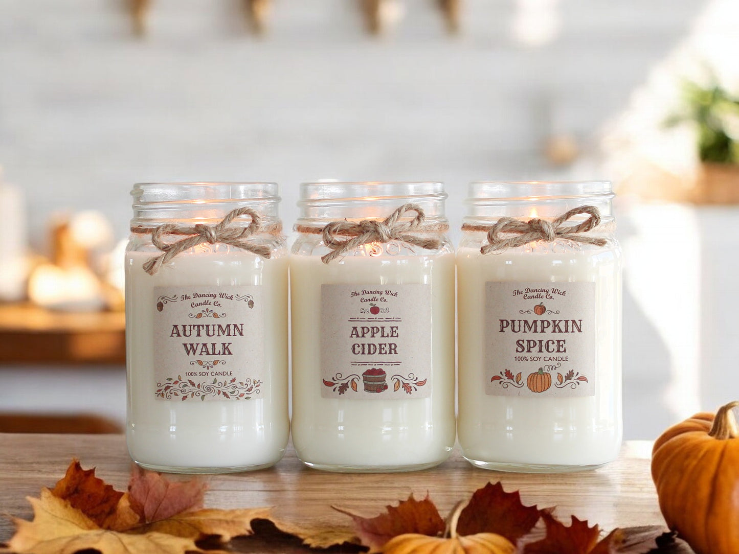 Example Fundraiser - Fall 16oz Candle Set of 3