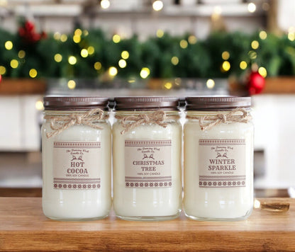 Example Fundraiser - Winter 16oz Candle Set of 3