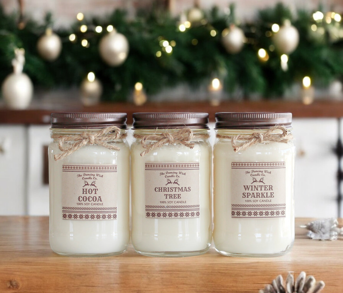 Example Fundraiser - Winter 16oz Candle Set of 3