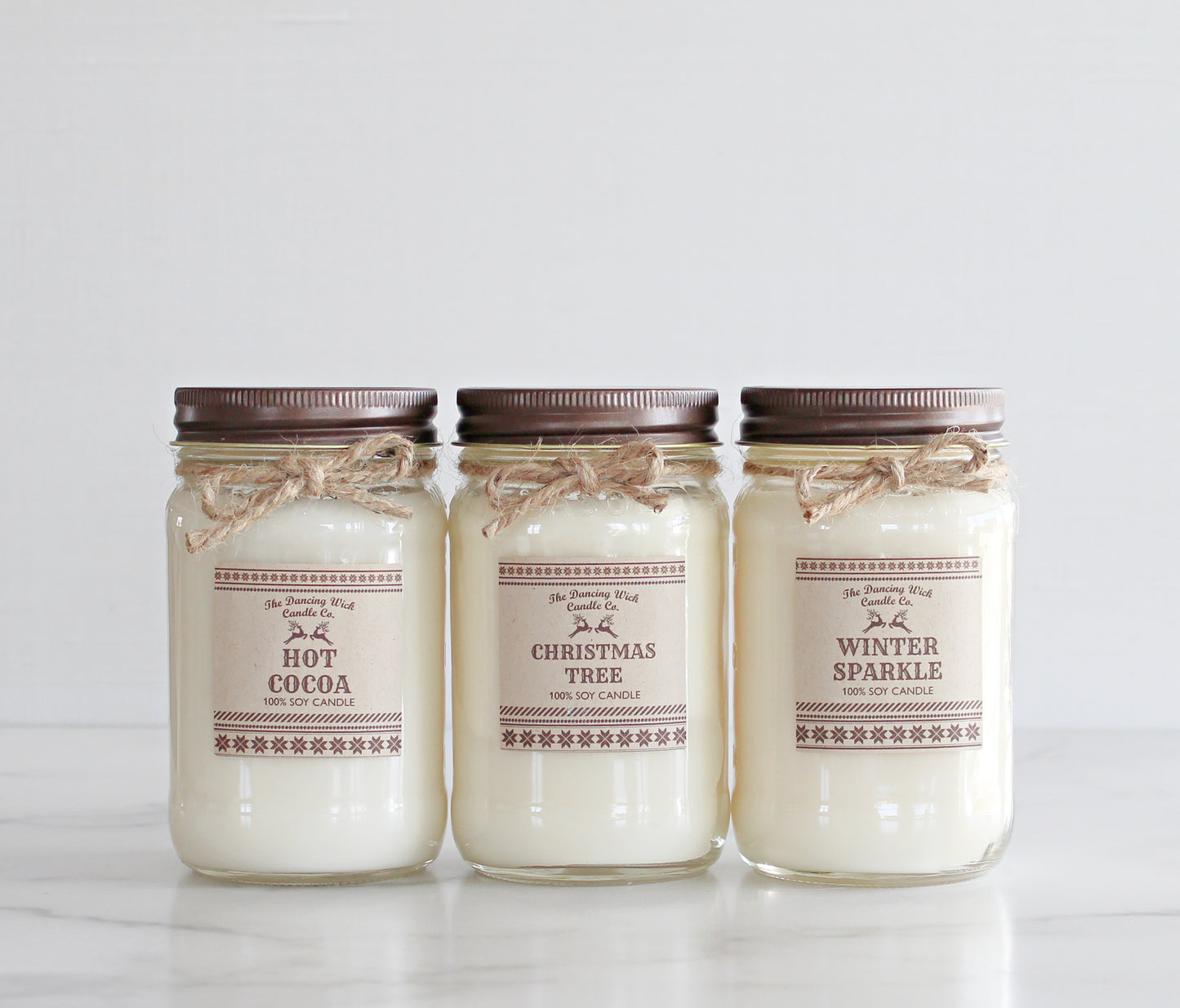 Example Fundraiser - Winter 16oz Candle Set of 3