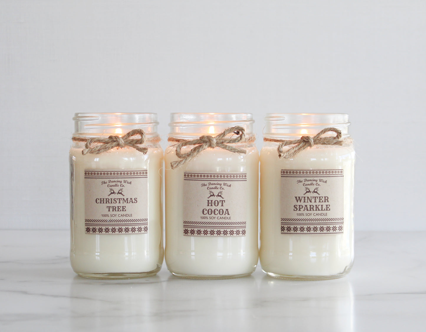 Example Fundraiser - Winter 16oz Candle Set of 3